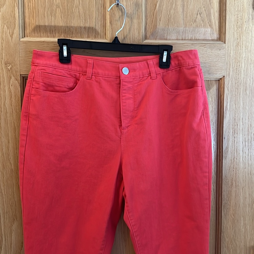 Christopher & Banks - Signature Slimming Orange Jeans - Pants - Size 12 - Picture 5 of 14